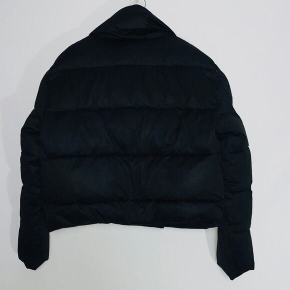 Avec Les Filles Crop Puffer Jacket - Women's Size XS - Asymmetric Snap Closure - Picture 2 of 11